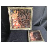 Lot of 2 Glass Plates Lot of 2 Glass Plates