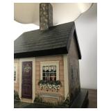 Hand Painted House Lamp Hand Painted House Lamp