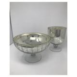 Pottery Barn Mercury Glass Bowls