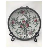 Japanese Porcelain Ware Dish in Pewter Japanese Porcelain Ware Dish in Pewter
