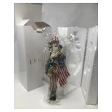 Lenox Star Spangled Santa Figurine - NIB