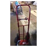 Red  metal moving cart