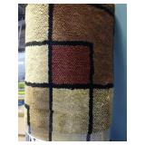 Rug : 5 x 7 Medium Pile Poly Browns Jewel Tones