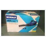 Kobalt blower. No battery