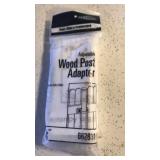 Wood post adapter