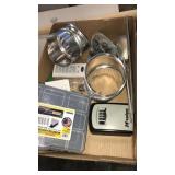 Flat assorted box. Metal