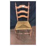 ladder back cane bottom chair