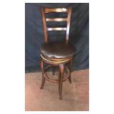 Wood swivel barstool needs tightened