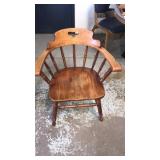 Wooden arm chair