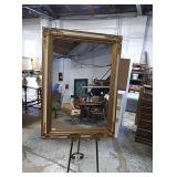 large mirror in frame