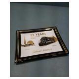 Seaboard Railroad Commemorative Glass Plate 25