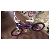 Purple next girl's bike