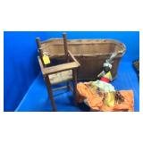 Basket,high chair cloth doll