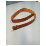 Budweiser Leather Belt : Sizes 28 - 32 *NO Buckle