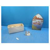 Gone fishing box, shells, miami paper weight