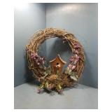 Bird House Wreath : Grapevine Organic Shape