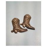 Cowboy Boot Wall Decor 3"