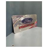 Ford Racing Chrome License Plate : New