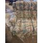 Clean multicolored loveseat