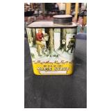 Vintage syrup tin