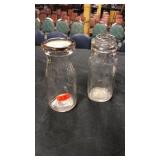 Pair of half pint bottles