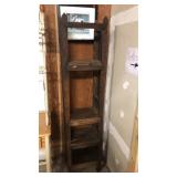 Walnut planter shelf