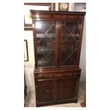 Crotch  Mahogany straight front cabinet Berke and