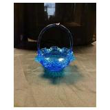 Blue Glass basket