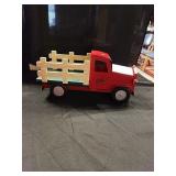 Metal Hull Brothers farm truck