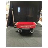 Small little red racer wagon