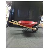 Small Radio Flyer wheelbarrow