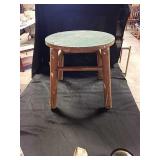 lwooden milking stool