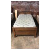 Oak twin bed