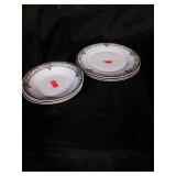 Haviland bowls and saucers
