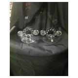 Imperial glass candle holders