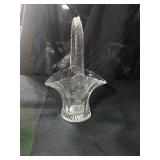 Etched glass basket
