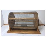 Wood and metal ticket scrambler. Bingo Wood and metal ticket scrambler. Bingo