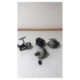 3 zebco and one swift reel 3 zebco and one swift reel