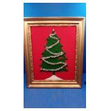 Christmas tree wall hanging