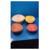 4 vintage tupperware containers 4 vintage tupperware containers