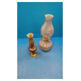 2 oil lamps