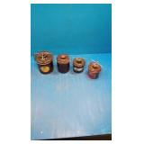 4 small crocks 4 small crocks
