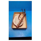 Old pidgin thrower gun powder bag Old pidgin thrower gun powder bag