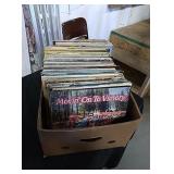 Box of gospel records Box of gospel records