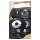 Flat of 45 records Flat of 45 records