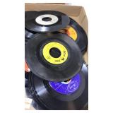 Lot of 45 records. Assorted