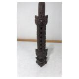 Wood incense burner