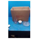 Box of assorted glass wear Box of assorted glass wear