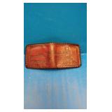 Genuine leather hand made locomotive wallet