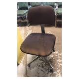 Metal and cloth office chair